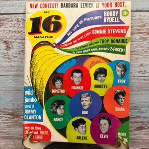 Vintage 1961 16 Magazine Elvis, Annette, Troy Donahue, Connie Stevens